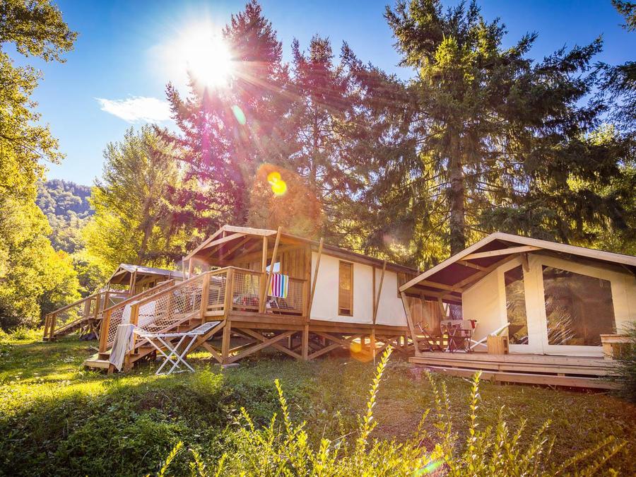 Tente en toile et en bois 5 personnes - Freeflower Standard 30m² - 2 chambres (sans sanitaires) 2/5 pers 0
