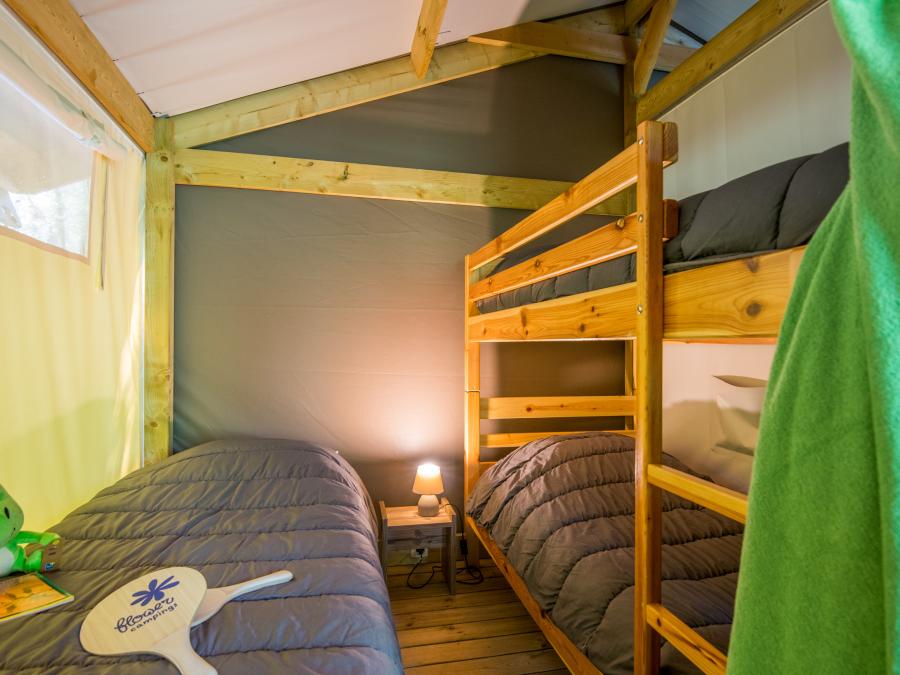 Tente en toile et en bois 5 personnes - Freeflower Standard 30m² - 2 chambres (sans sanitaires) 2/5 pers 8