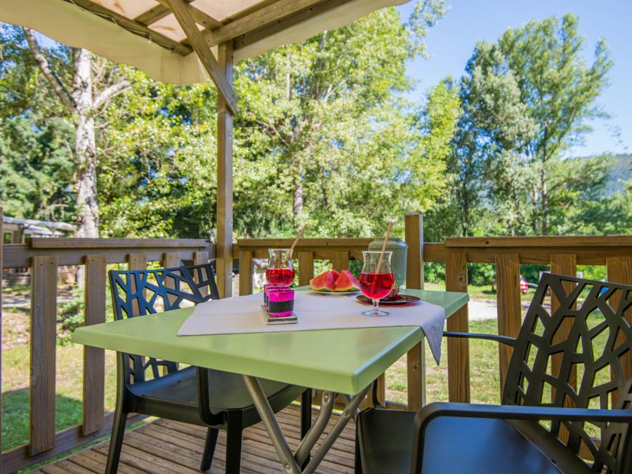 Mobilhome 3 personnes - Mobil-home Astria Standard 16 m² - 1 chambre + terrasse couverte + TV 2/3 pers 9