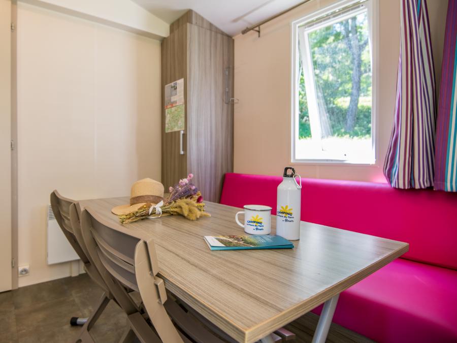 Mobilhome 3 personnes - Mobil-home Astria Standard 16 m² - 1 chambre + terrasse couverte + TV 2/3 pers 10
