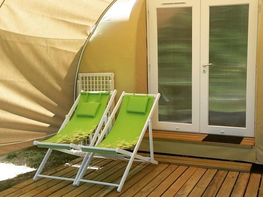 Bungalow toilé 4 personnes - Coco Sweet 16m² - 2 chambres (sans sanitaires) - Bord de rivière 2/4 pers 13