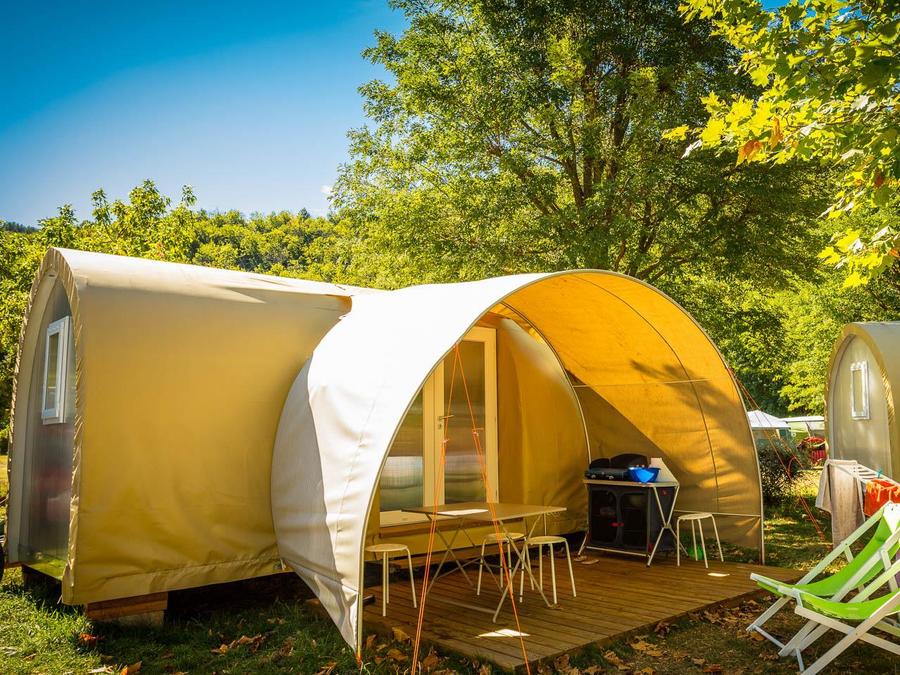 Bungalow toilé 4 personnes - Coco Sweet 16m² - 2 chambres (sans sanitaires) - Bord de rivière 2/4 pers 7