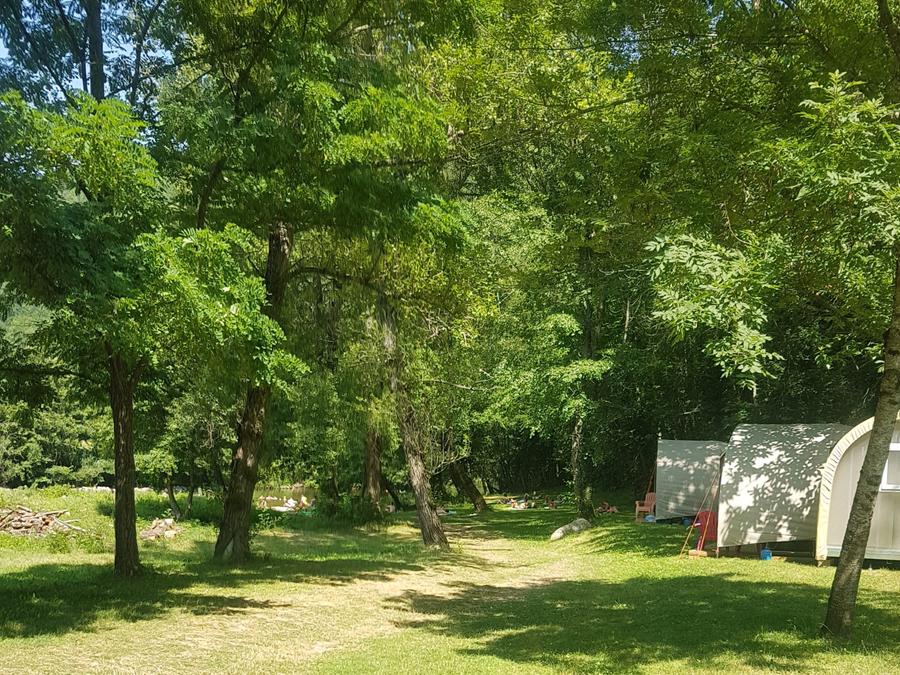 Bungalow toilé 4 personnes - Coco Sweet 16m² - 2 chambres (sans sanitaires) - Bord de rivière 2/4 pers 14
