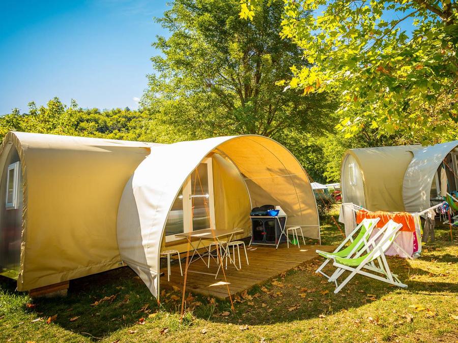 Bungalow toilé 4 personnes - Coco Sweet 16m² - 2 chambres (sans sanitaires) - Bord de rivière 2/4 pers 9