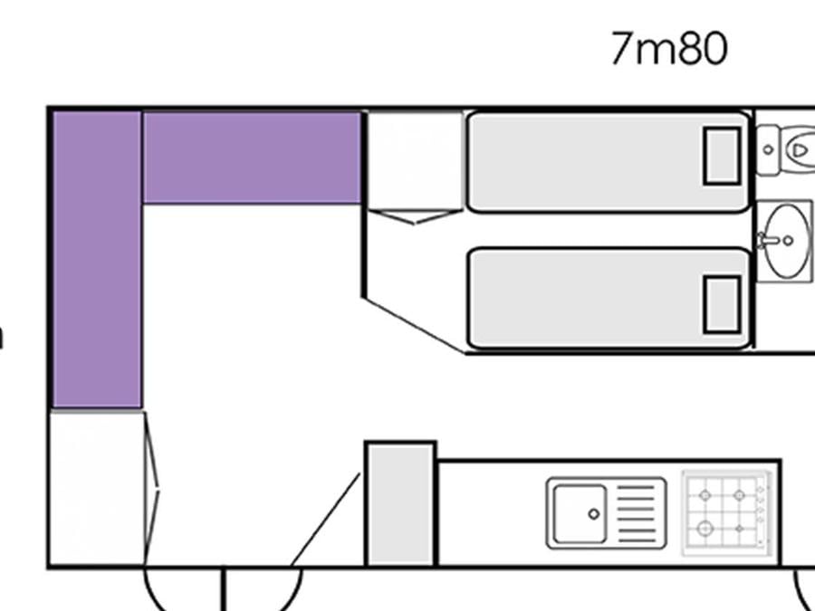 Mobilhome 4 personnes - Mobilhome Standard 5