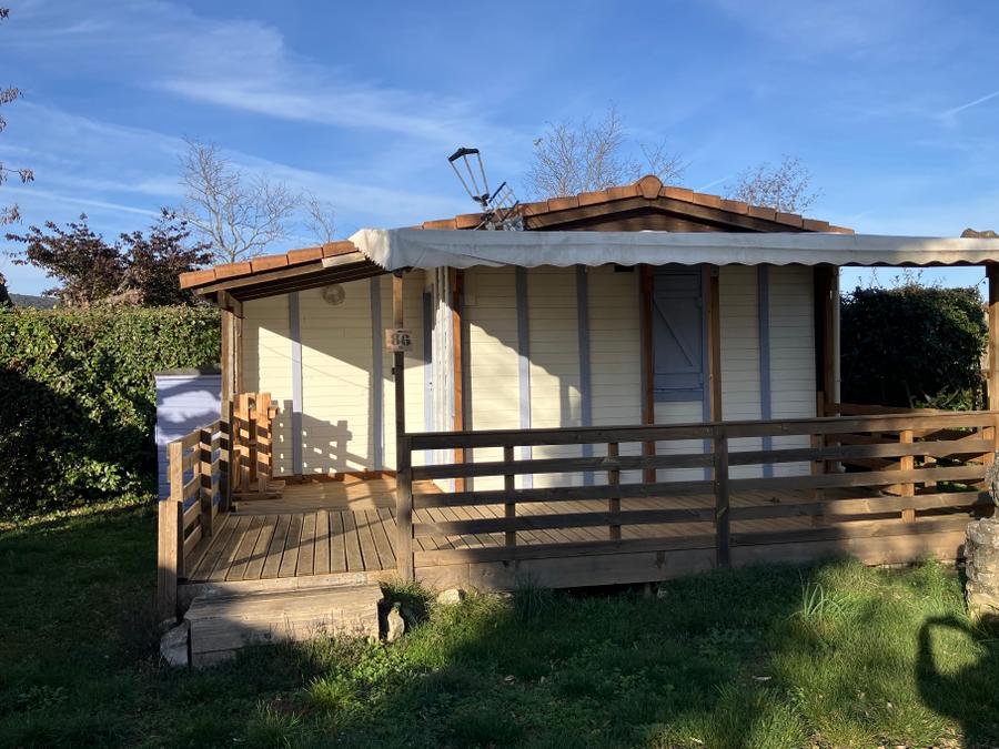 Chalet 2 personnes - chalet, 1 chambre, sdb 0