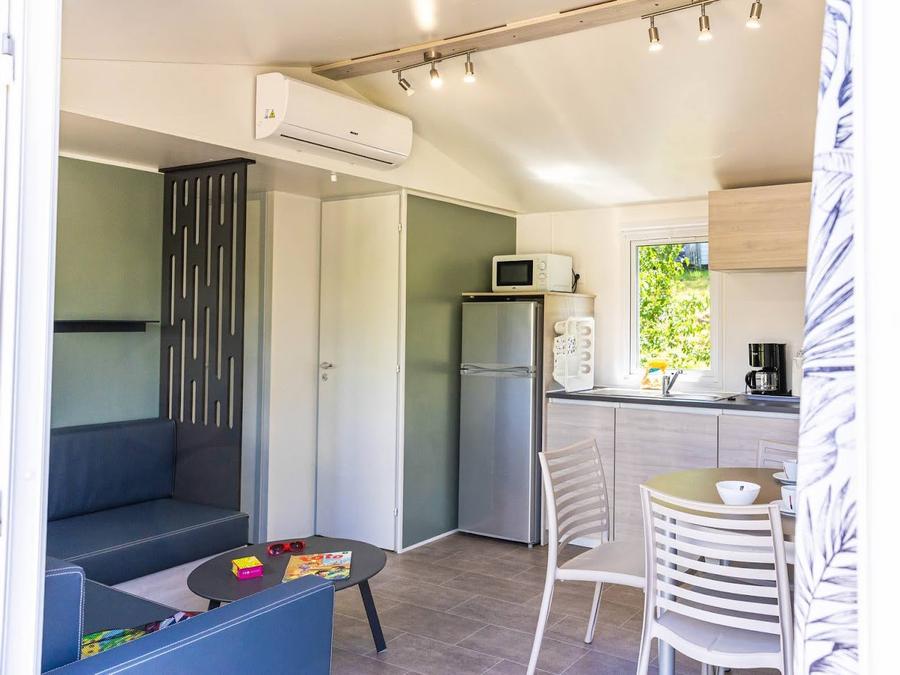 Mobilhome 8 personnes - Cottage Prestige Famille Clim - 35 m² - 3 chambres - 6/8 pers - climatisation & plancha 10