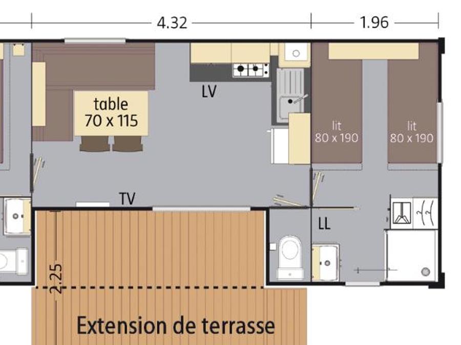 Mobilhome 5 personnes - Diamond 5