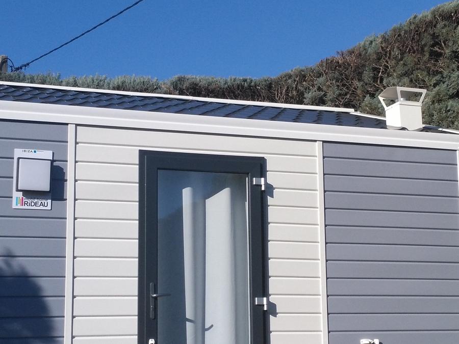 Mobilhome 2 personnes - Charme 20m² Confort (1ch - 2pers.) + Clim + Terrasse non-couverte 8