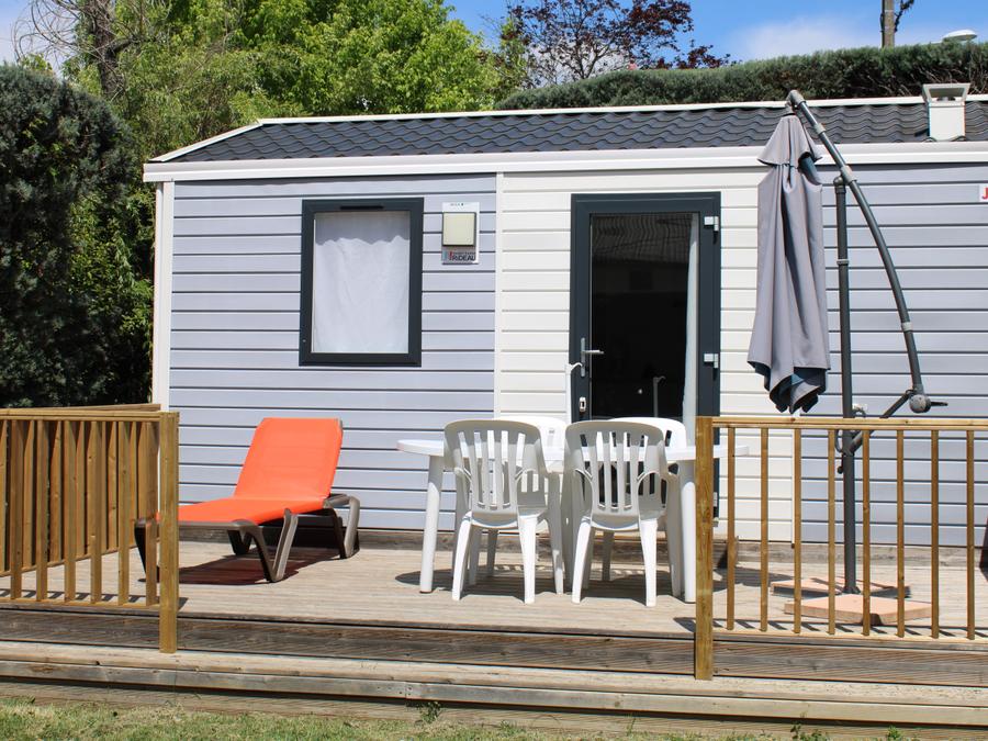 Mobilhome 2 personnes - Charme 20m² Confort (1ch - 2pers.) + Clim + Terrasse non-couverte 2
