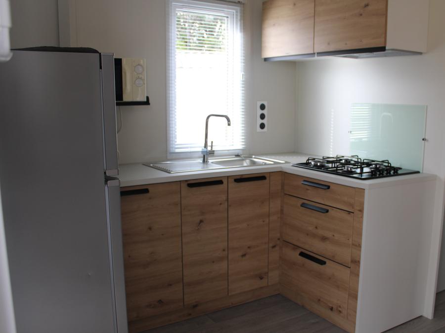Mobilhome 7 personnes - Family 30m² Confort (3ch - 7pers.) + Clim + Terrasse couverte 9