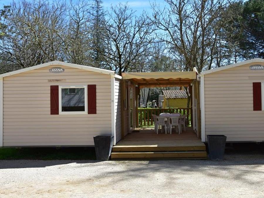 Mobilhome 8 personnes - Mobil home LE TWIN STAR - non climatisé - 4 chambres - 2 SDB - S 1