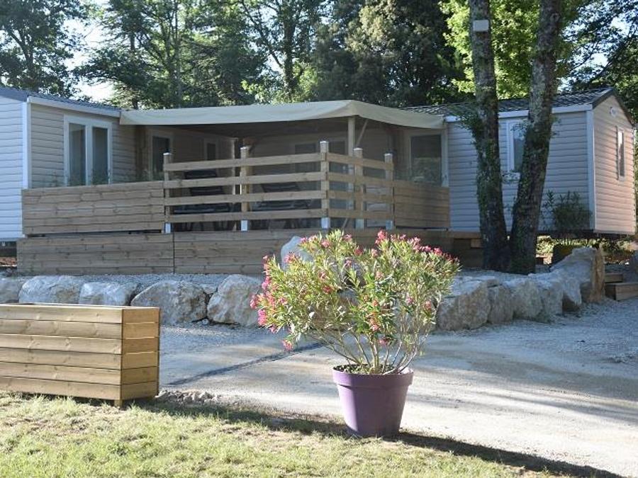 Mobilhome 8 personnes - Cottage LE TWIN PRESTIGE - climatisé - 4 chambres - 2 SDB - D 0