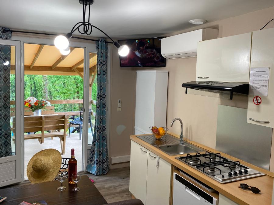 Gîte 4 personnes - Cottage LA GARIOTTE - 4 personnes - 2 chambres - Climatisé - Télévision - Lave-vaisselle - S 2