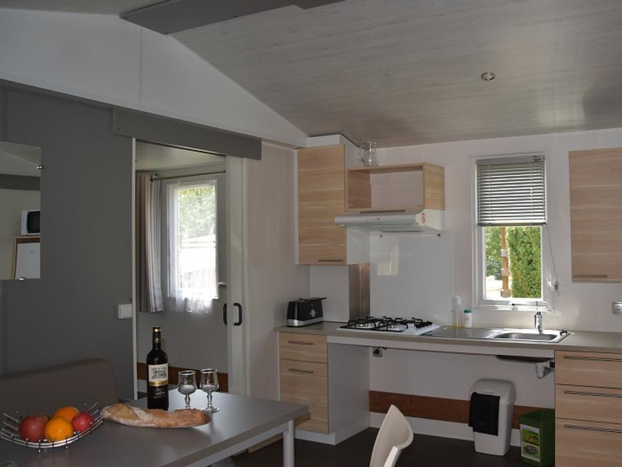 Mobilhome 4 personnes - Cottage PMR L'HELIOS - climatisé - 2 chambres - S 2