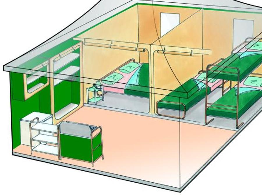 Tente 5 personnes - TRAPPEUR (sans sanitaires) 2