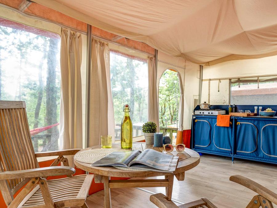Bungalow toilé 5 personnes - Tente Sarlat sans sanitaires 3
