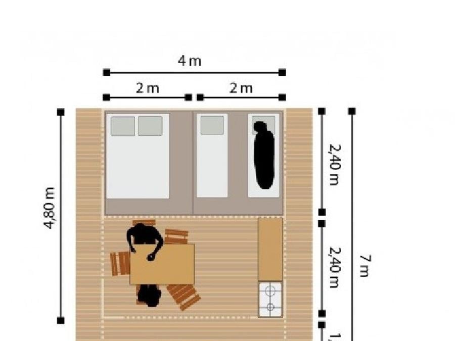 Tente 5 personnes - Tente Cahors (sans sanitaire) 7