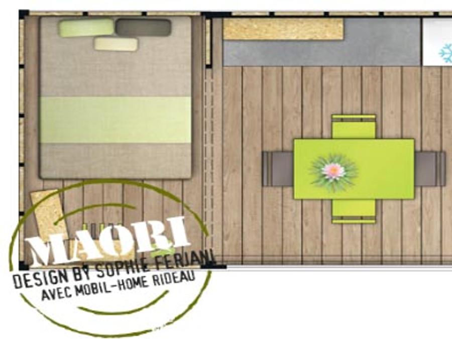 Bungalow toilé 4 personnes - MAORI 5