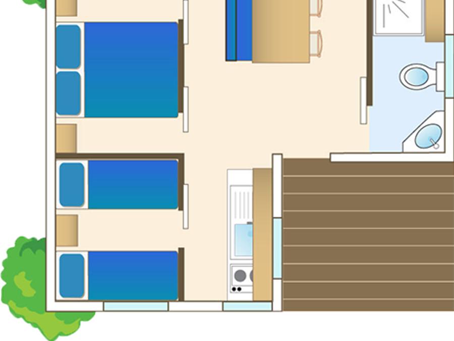 Chalet 4 personnes - 4 PERSONNES 9