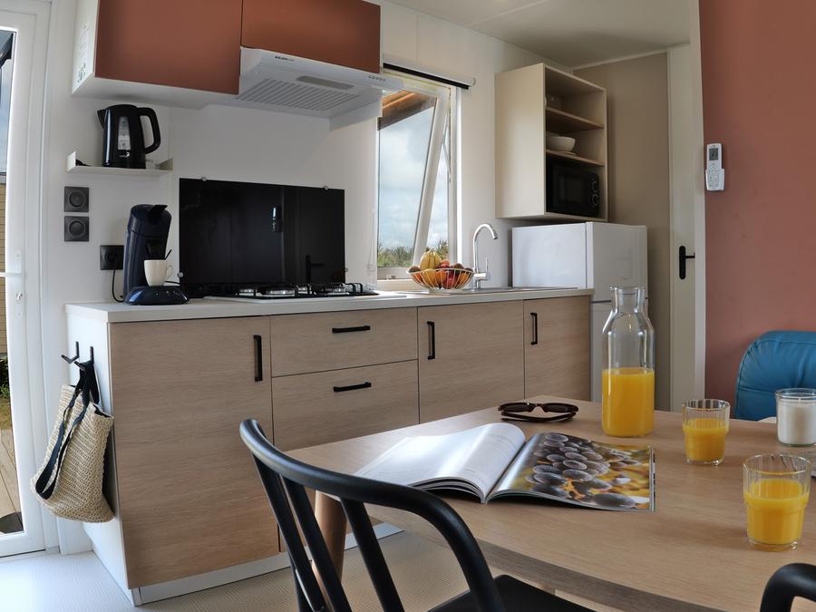 Mobilhome 4 personnes - MOBIL HOME GRAND CONFORT MERCREDI 2 CHAMBRES 5