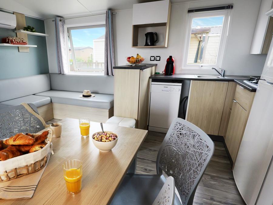 Mobilhome 4 personnes - MOBIL HOME PREMIUM MERCREDI 2 chambres 3
