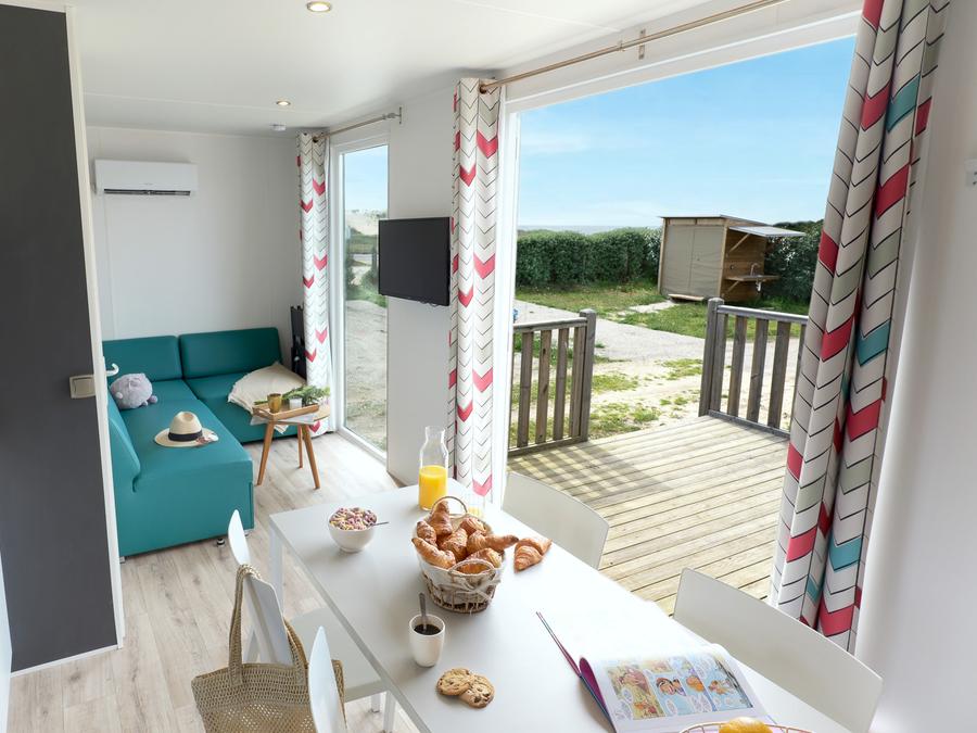 Mobilhome 6 personnes - PREMIUM - Vue Océan - 3 chambres 1