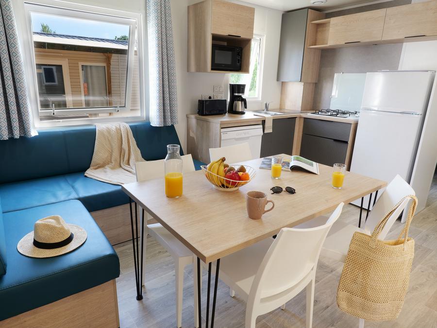 Mobilhome 8 personnes - Mobil Home XXL 4 chambres 8