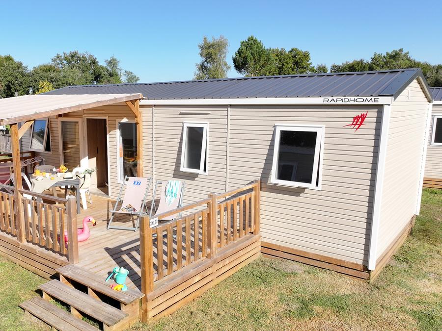 Mobilhome 8 personnes - Mobil Home XXL 4 chambres 6