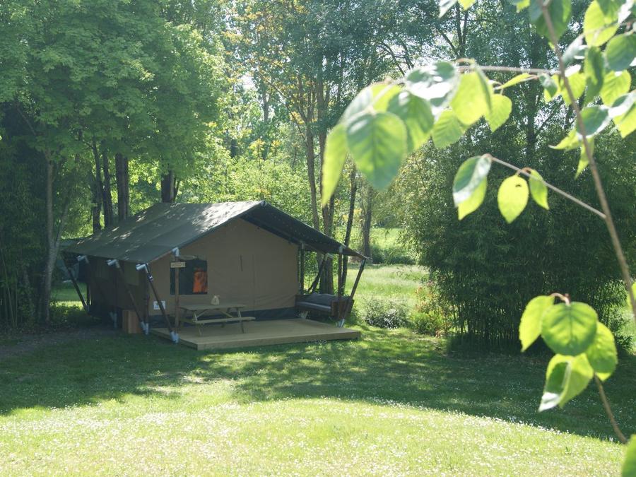 Tente en toile et en bois 5 personnes - TENTE WOOD (SANS SANITAIRES) 1