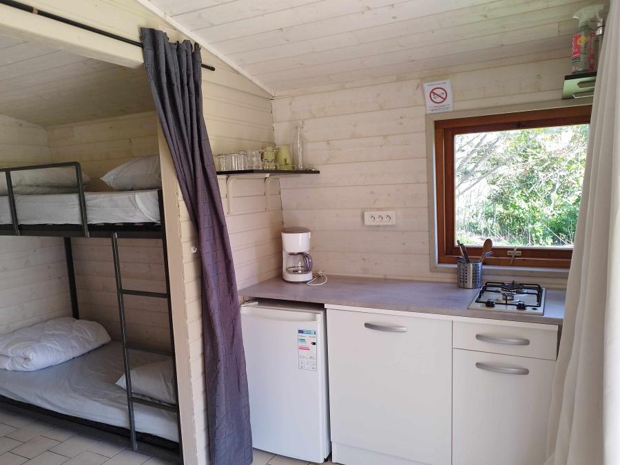 Tente en toile et en bois 3 personnes - HUTTE (SANS SANITAIRES) 3