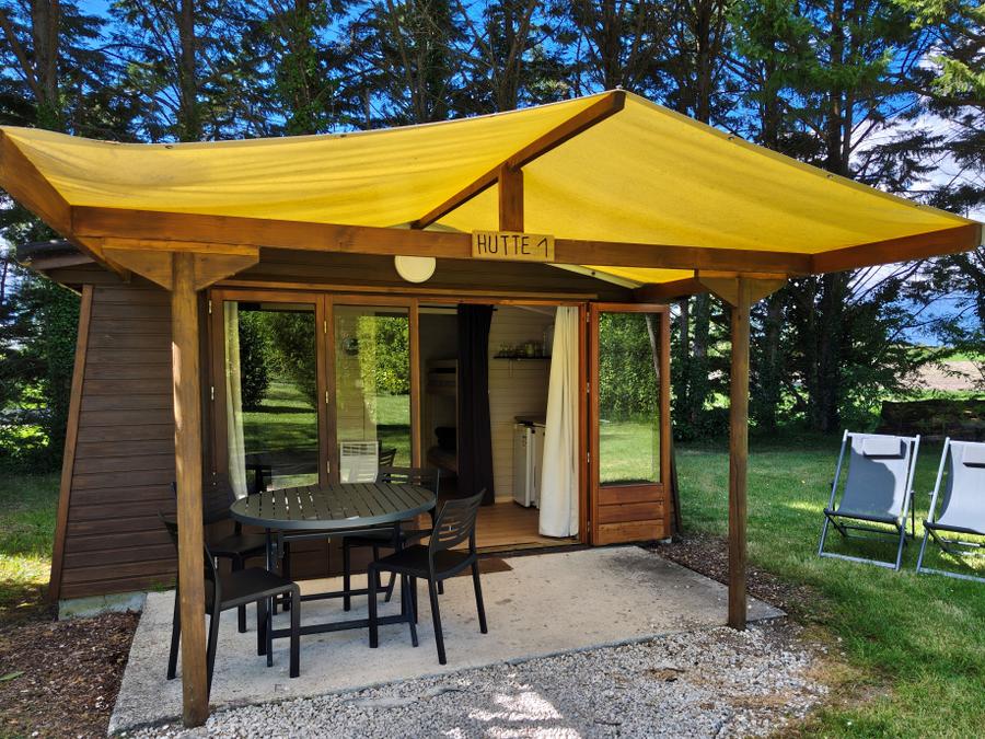 Tente en toile et en bois 4 personnes - HUTTE (SANS SANITAIRES) 5