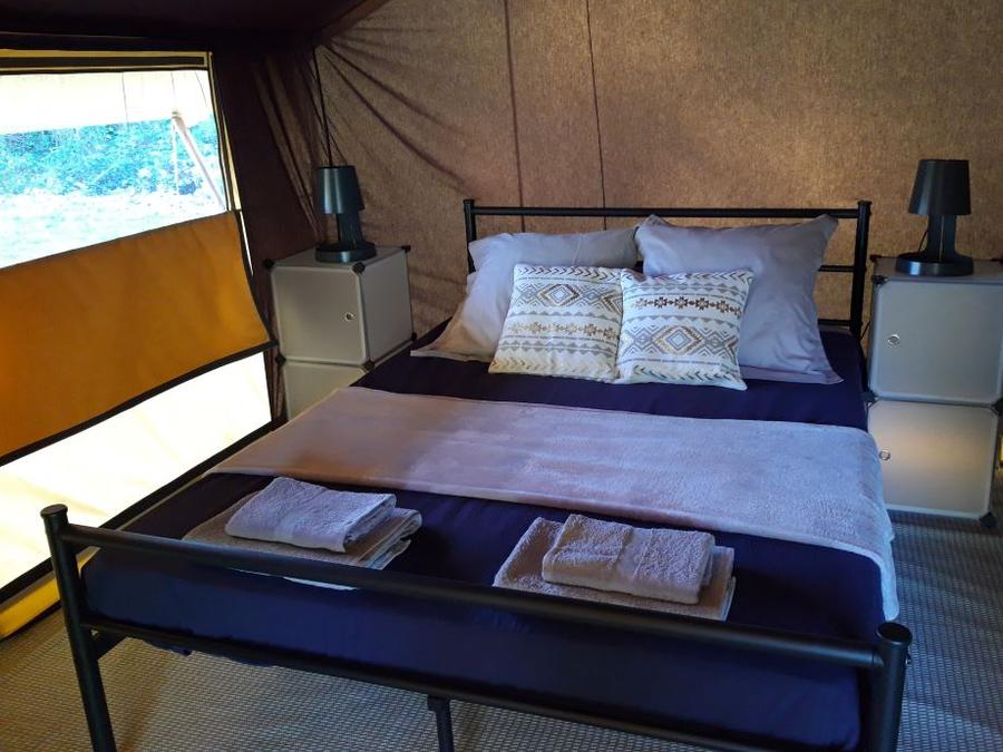 Tente en toile et en bois 4 personnes - TENTE SAFARI (SANS SANITAIRES) 7