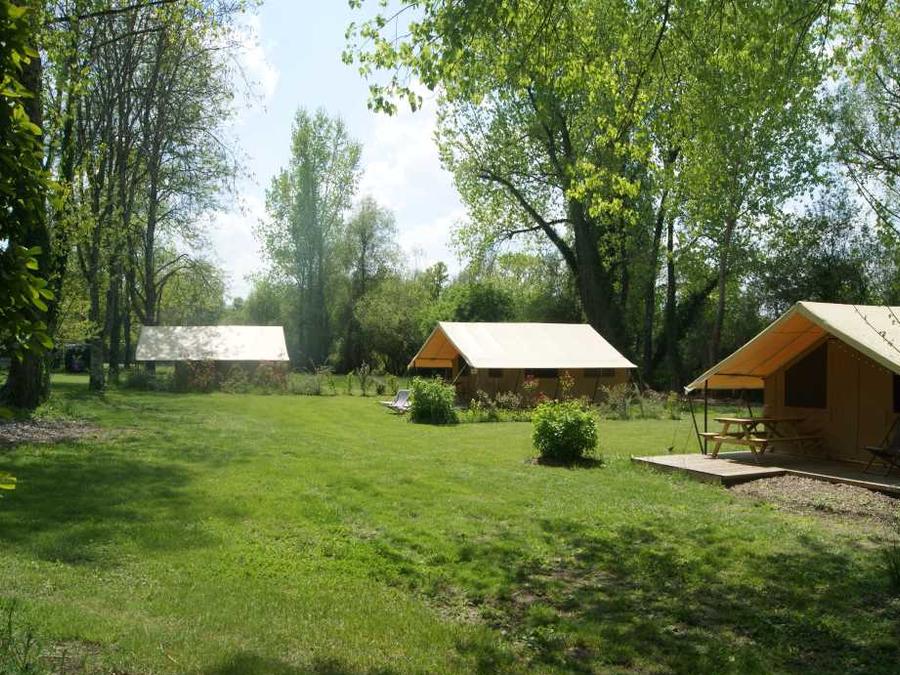 Tente en toile et en bois 4 personnes - TENTE SAFARI (SANS SANITAIRES) 8