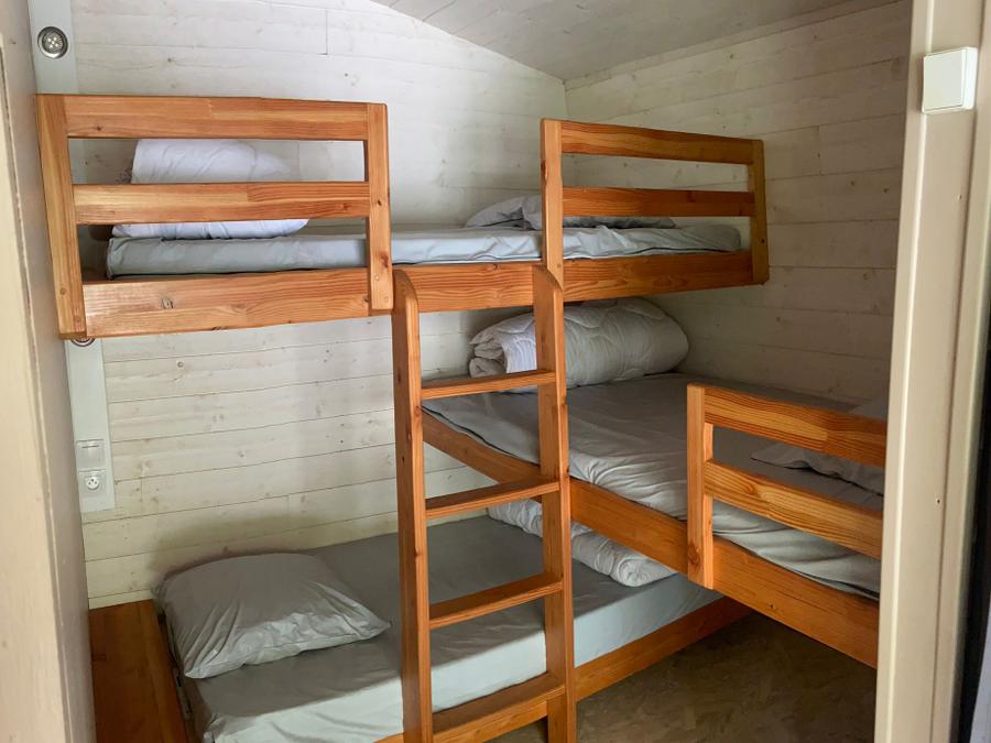 Tente en toile et en bois 5 personnes - HUTTE (SANS SANITAIRES) 5