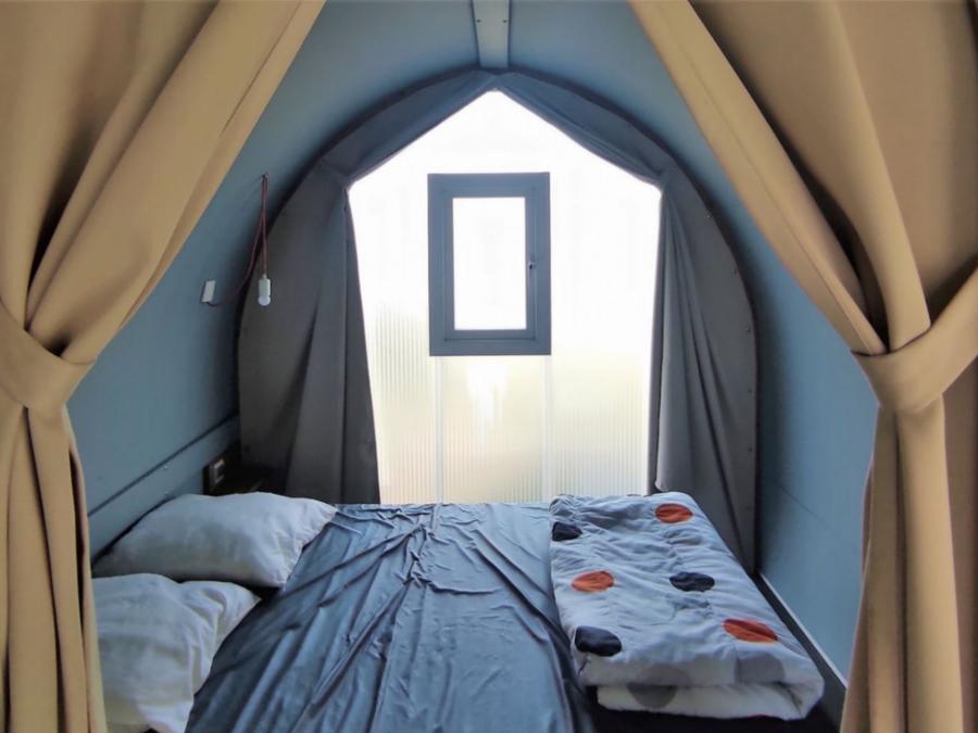 Tente en toile et en bois 4 personnes - COCO, sans sanitaires 4