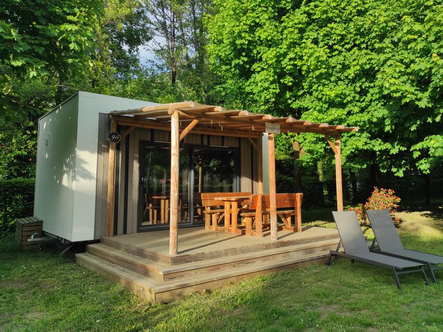 Mobilhome 3 personnes - Hôtelier 1 pièce (lit 160 + banquette) DIM/DIM 0