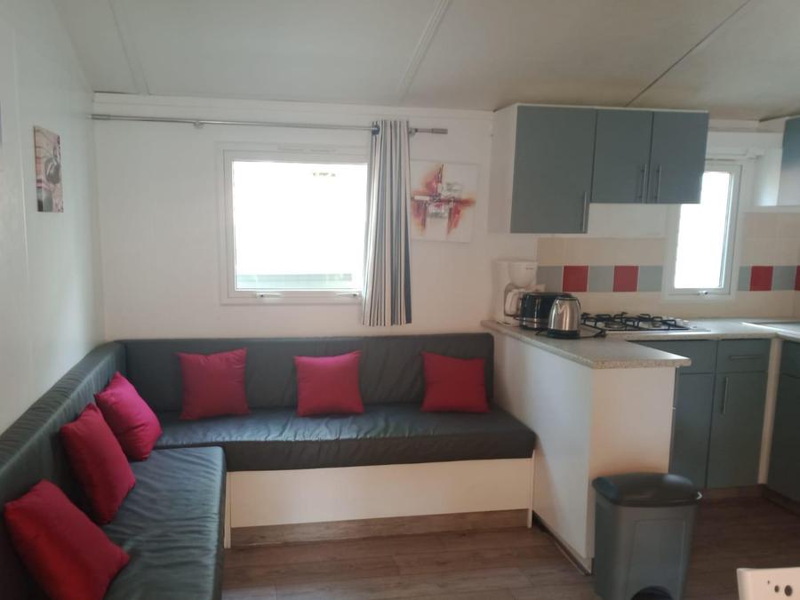 Mobilhome 6 personnes - Mobilhome Standard 22-28m² - 2 chambres - terrasse couverte + TV* 4/6 pers 2