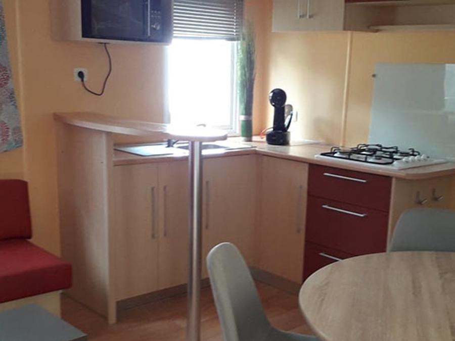 Mobilhome 6 personnes - Mobilhome Standard 22-28m² - 2 chambres - terrasse couverte + TV* 4/6 pers 5