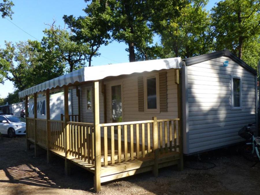 Mobilhome 6 personnes - Mobilhome Standard 22-28m² - 2 chambres - terrasse couverte + TV* 4/6 pers 0