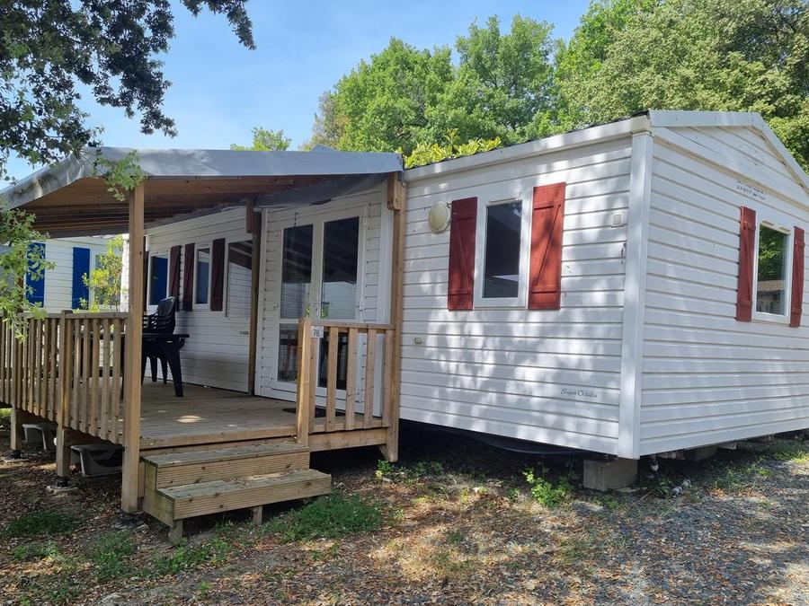 Mobilhome 8 personnes - Mobilhome Standard 24-34m² - 3 chambres - terrasse couverte + TV* 6/8 pers 0