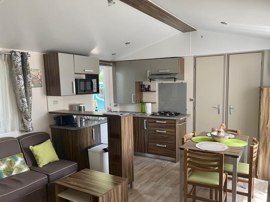 Mobilhome 6 personnes - Mobilhome Confort 22-28m² - 2 chambres - terrasse couverte + TV* 4/6 pers 11
