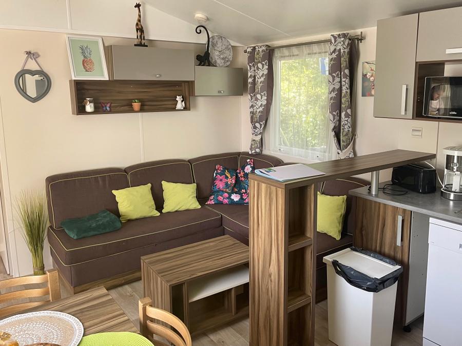 Mobilhome 6 personnes - Mobilhome Confort 22-28m² - 2 chambres - terrasse couverte + TV* 4/6 pers 10