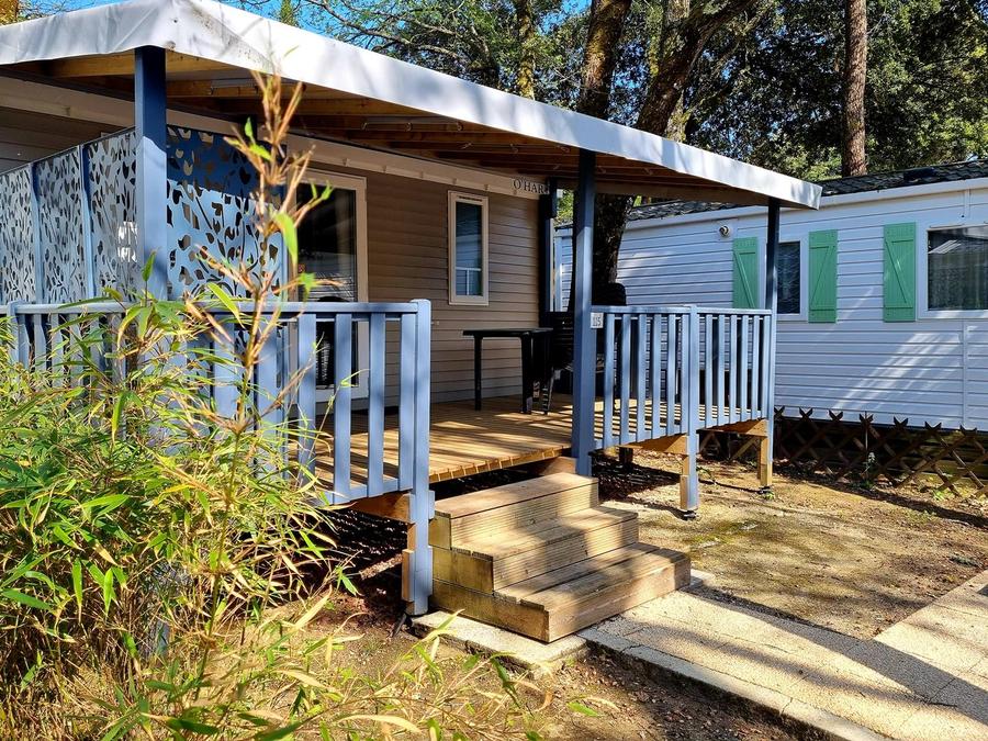 Mobilhome 6 personnes - Mobilhome Confort 22-28m² - 2 chambres - terrasse couverte + TV 4/6 pers 0