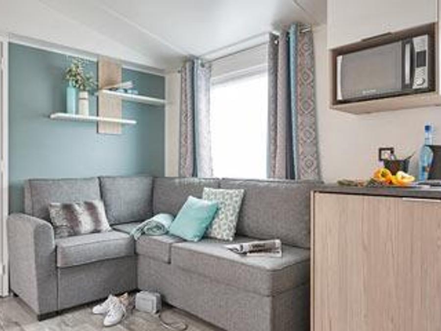 Mobilhome 8 personnes - Mobilhome Confort 24-34m² - 3 chambres - terrasse couverte + TV 6/8 pers 4
