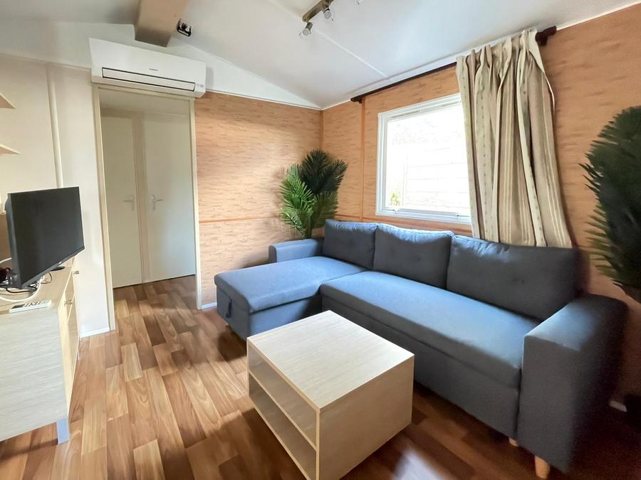Mobilhome 8 personnes - Mobilhome Premium 30-40m² - 3 chambres + TV + Terrasse couverte & draps jetables fournis* 6/8 pers 5