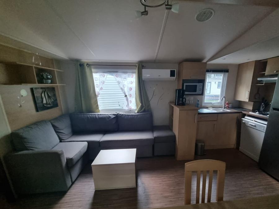 Mobilhome 8 personnes - Mobilhome Premium 30-40m² - 3 chambres + TV + Terrasse couverte & draps jetables fournis* 6/8 pers 6