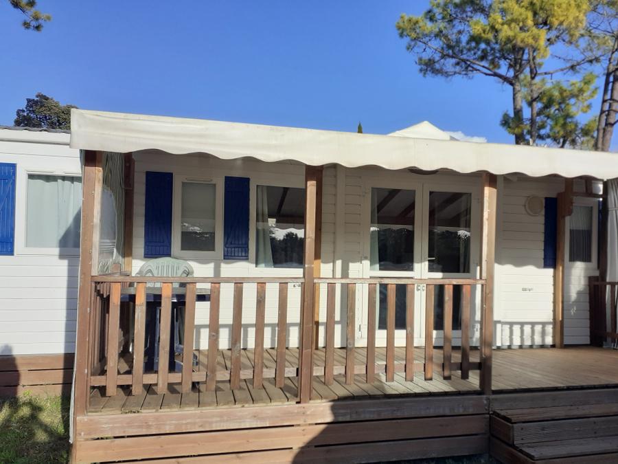 Mobilhome 8 personnes - Mobilhome Confort 24-34m² - 3 chambres - terrasse couverte + TV* 6/8 pers 4