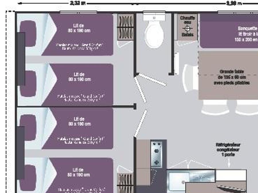 Mobilhome 6 personnes - MH3 Super Titania 6