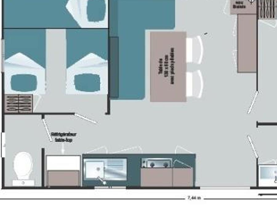 Mobilhome 5 personnes - MH2 Super Mercure 3